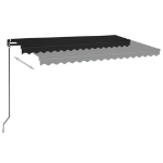 Tenda da Sole Retrattile Manuale 450x350 cm Antracite