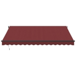 Tenda da Sole Retrattile Manuale Bordò 400x350 cm