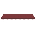 Tenda da Sole Retrattile Manuale Bordò 600x350 cm