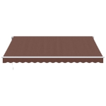 Tenda Sole Retrattile Manuale 400x300 cm Marrone