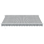 Tenda Sole Retrattile Automatica 400x350 cm Antracite e Bianco
