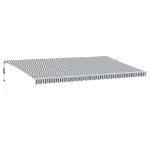 Tenda Sole Retrattile Automatica 600x350 cm Antracite e Bianco