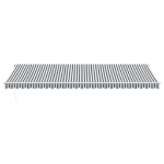 Tenda Sole Retrattile Automatica 600x350 cm Antracite e Bianco