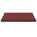 Tenda da Sole Retrattile Manuale Bordò 400x300 cm