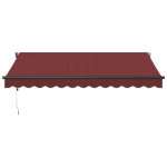 Tenda da Sole Retrattile Automatica Bordò 350x250 cm