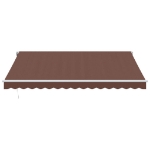 Tenda da Sole Retrattile Automatica Marrone 400x350 cm