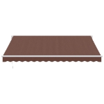 Tenda Sole Retrattile Manuale 400x300 cm Marrone