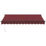 Tenda da Sole Retrattile Automatica Bordò 350x250 cm