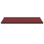 Tenda da Sole Retrattile Automatica Bordò 600x350 cm