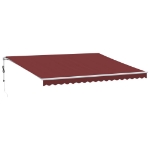 Tenda da Sole Retrattile Automatica Bordò 450x300 cm