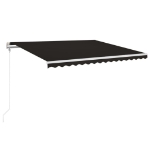 Tenda da Sole Retrattile Automatica 400x350 cm Antracite