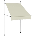 Tenda da Sole Retrattile Manuale 100 cm Crema