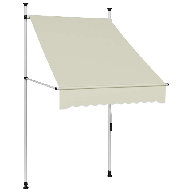 Tenda da Sole Retrattile Manuale 100 cm Crema