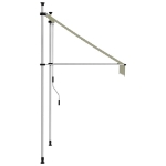 Tenda da Sole Retrattile Manuale 100 cm Crema