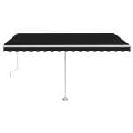 Tenda Automatica con Sensore Vento e LED 400x350 cm Antracite
