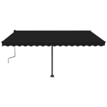 Tenda da Sole Manuale Autoportante 450x300 cm Antracite