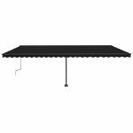 Tenda da Sole Autoportante Manuale 600x300 cm Antracite