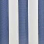 Tendone Parasole in Tela Blu e Bianco 500x300 cm