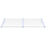 Tettoia per Porta Grigio e Trasparente 199x90 cm Policarbonato