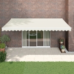 Tenda Sole Automatica Retrattile Crema 5x3 m