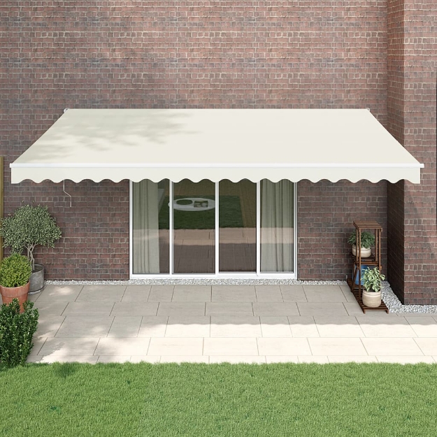Tenda Sole Automatica Retrattile Crema 5x3 m