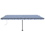 Tenda Retrattile Automatica 500x300 cm Arancione Marrone