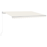 Tenda da Sole Retrattile Manuale 450x300 cm Crema