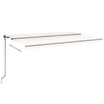 Tenda da Sole Retrattile Manuale 500x350 cm Crema