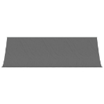 Tenda da Sole Retrattile Antracite 400x150 cm Tessuto e Acciaio