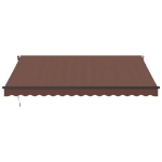 Tenda da Sole Retrattile Automatica Marrone 400x350 cm