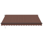 Tenda Sole Retrattile Manuale 400x300 cm Marrone