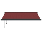 Tenda da Sole Retrattile Automatica Bordò 350x250 cm