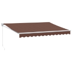 Tenda Sole Retrattile Manuale 350x250 cm Marrone