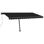 Tenda Automatica con Sensore Vento e LED 450x350 cm Antracite