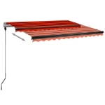 Tenda da Sole Automatica Autoportante 300x250cm Arancio Marrone