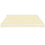 Tenda da Sole Pieghevole Manuale 400 cm Crema