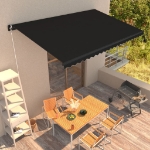 Tenda da Sole Retrattile Manuale 450x300 cm Antracite