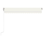 Tenda da Sole Retrattile Automatica 400x350 cm Crema