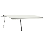 Tenda da Sole Manuale Autoportante 500x300 cm Crema