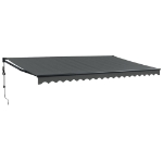 Tenda Sole Automatica Retrattile Antracite 5x3 m