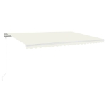 Tenda da Sole Retrattile Automatica 500x350 cm Crema