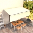 Tenda Retrattile Automatica con Parasole 5x3 m Crema