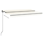Tenda da Sole Retrattile Manuale 450x300 cm Crema