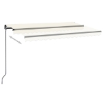Tenda da Sole Retrattile Manuale 450x350 cm Crema