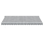 Tenda Sole Retrattile Automatica 450x350 cm Antracite e Bianco