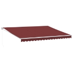Tenda da Sole Retrattile Manuale Bordò 450x300 cm