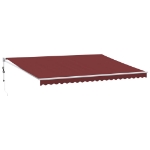 Tenda da Sole Retrattile Automatica Bordò 500x300 cm