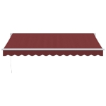 Tenda da Sole Retrattile Manuale Bordò 350x250 cm