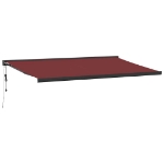 Tenda da Sole Retrattile Automatica Bordò 500x300 cm