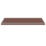 Tenda da Sole Retrattile Automatica Marrone 600x350 cm